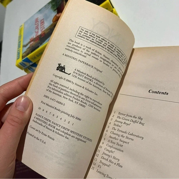 6 Nancy Drew Mystery Stories Books Carolyn Keene 1988-2003 - Picture 4 of 10